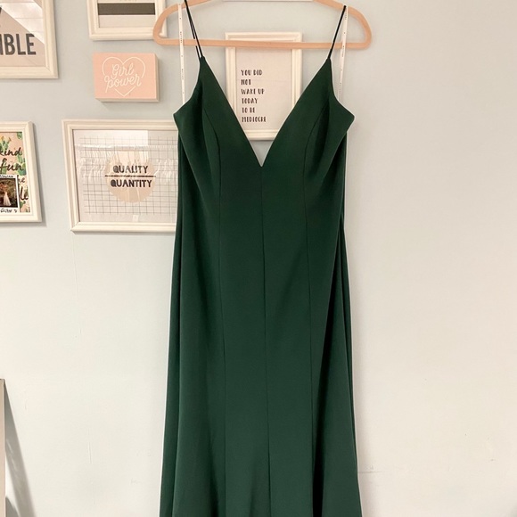 NWOT Watters crepe gown; bridesmaids, prom dress - Picture 5 of 6